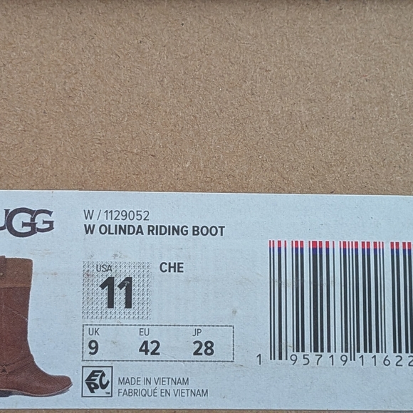 UGG Tan Leather Women's Boots - Picture 4 of 9